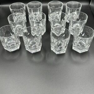 Vintage Crystal Whiskey Glasses Bavarian Nachtmann Bleikristall Set of 12